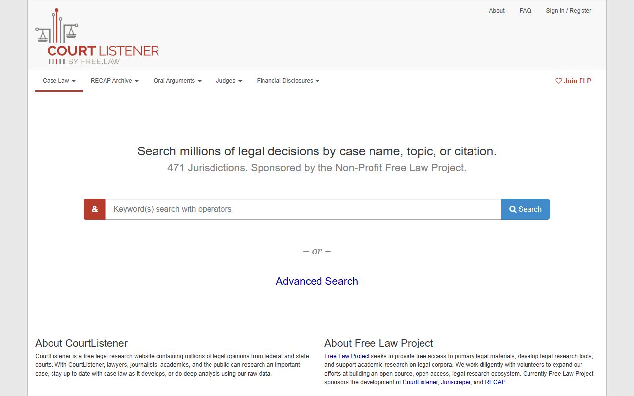 Malheur County court dockets CourtListener research source