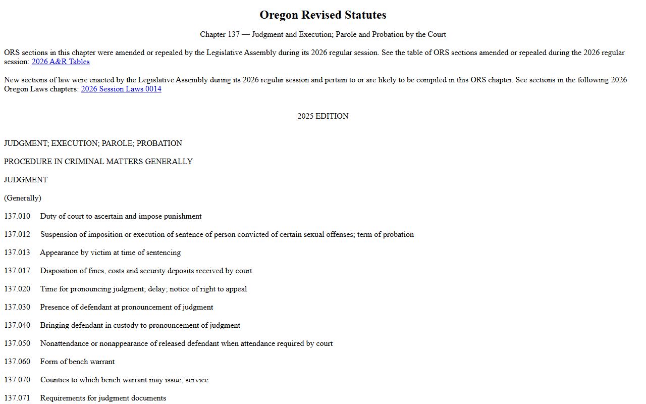 Malheur County criminal court records Oregon set-aside statute