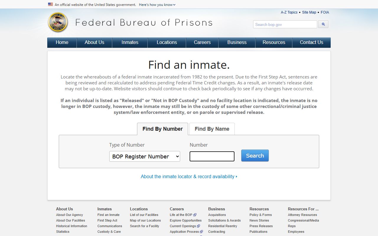 Malheur County inmate records and federal inmate locator